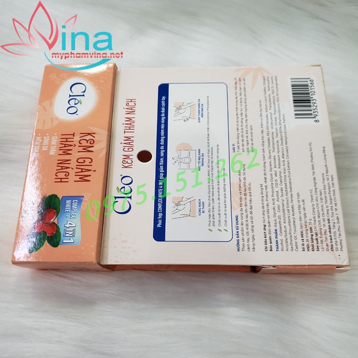 Kem Giảm Thâm Nách Cleo 35g