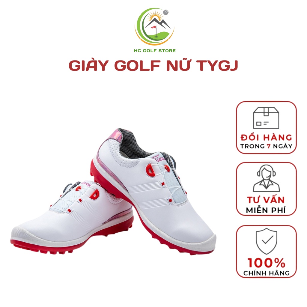 Giày golf nữ TYGJ hàng cao cấp thiết kế trẻ trung năng động núm xoay tiện