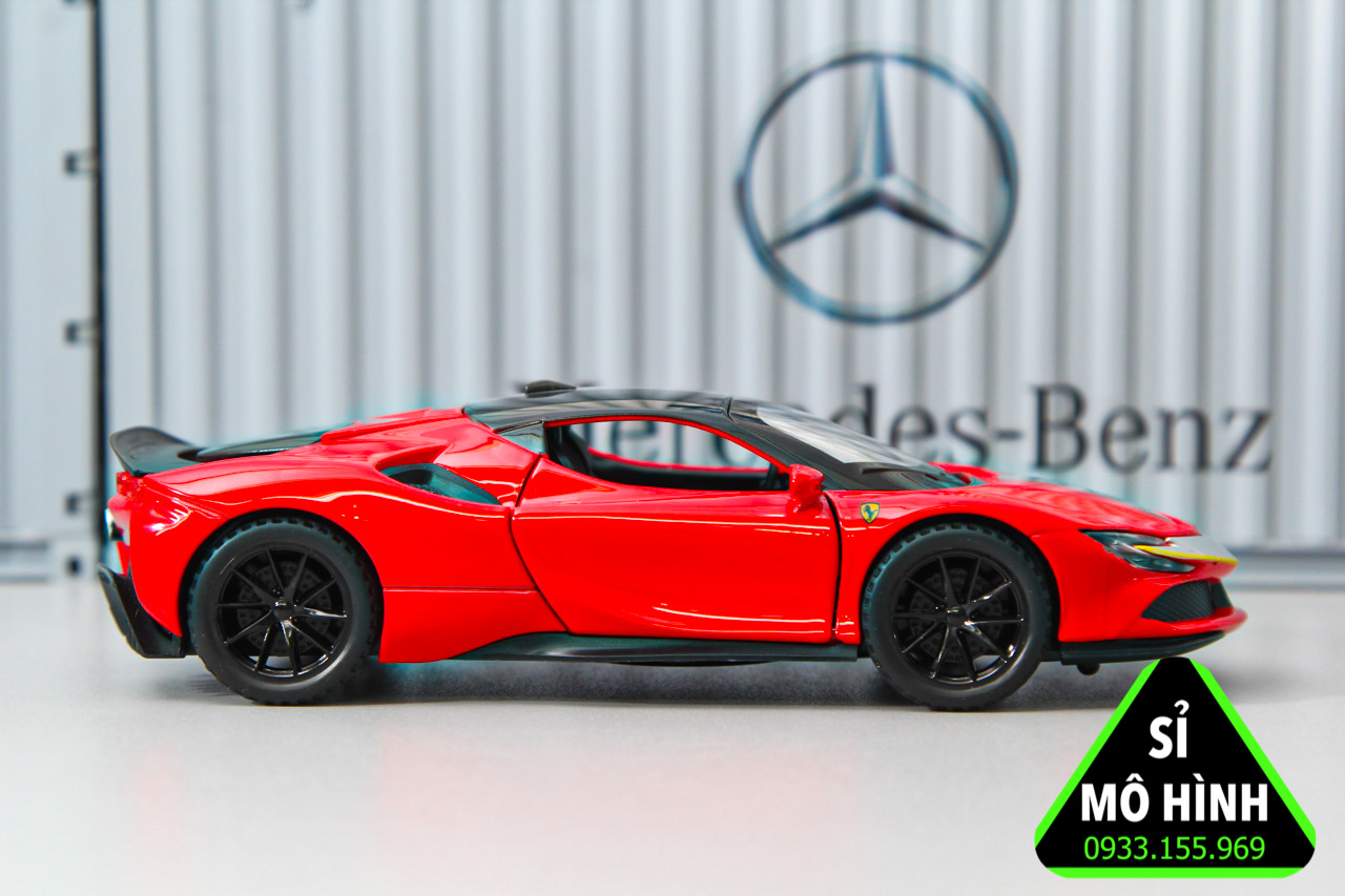 [ Sỉ Mô Hình ] Mô hình siêu xe Ferrari SF 90 1:32