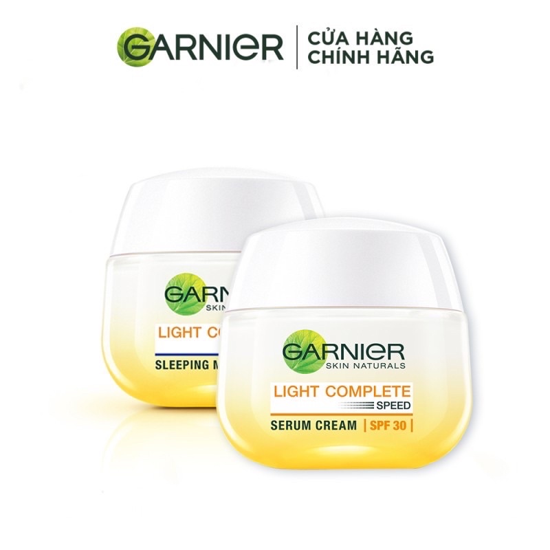 Kem dưỡng Ngày đêm trắng da Garnier