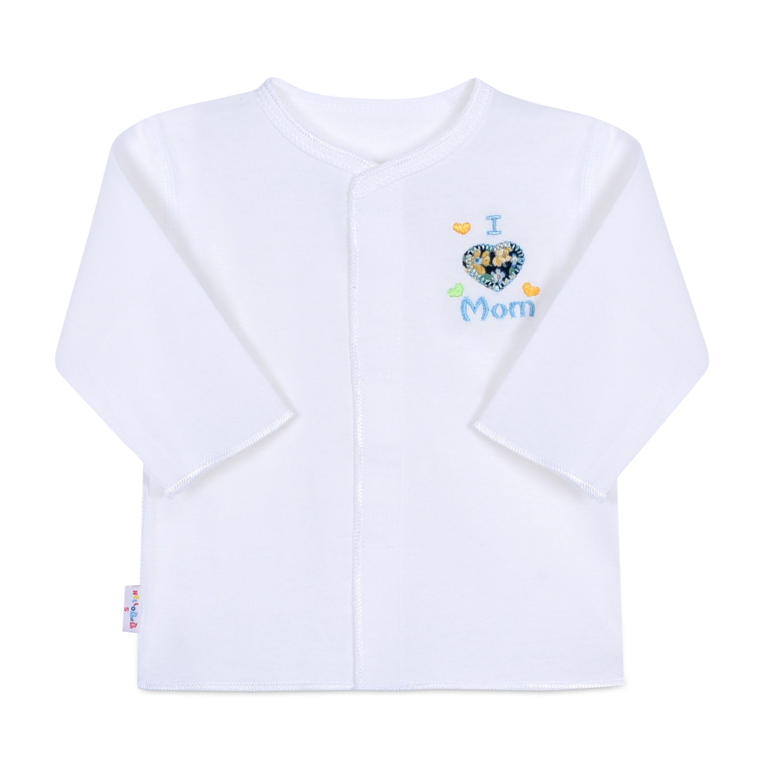 Áo sơ sinh cổ tim tay dài AL0159 - HELLO BB (hình in ngẫu nhiên)