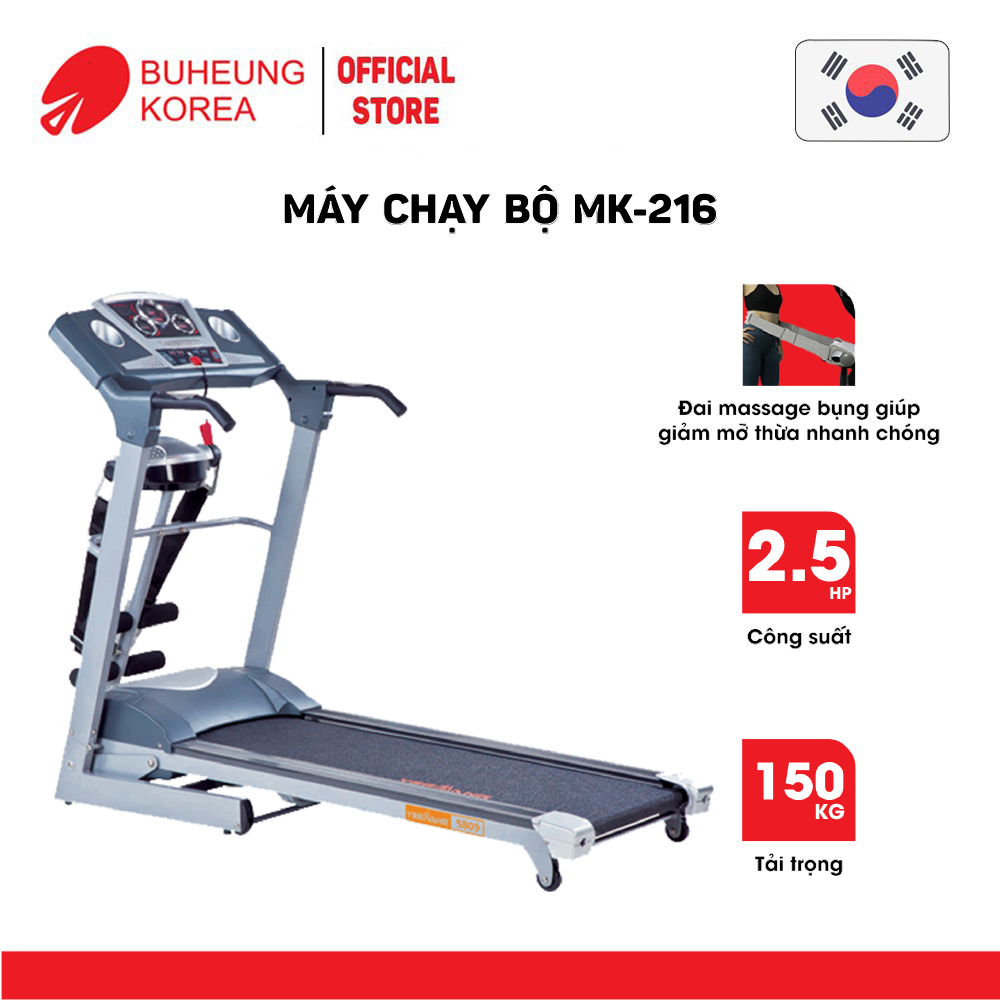 Máy chạy bộ Buheung MK-216, hàng chính hãng