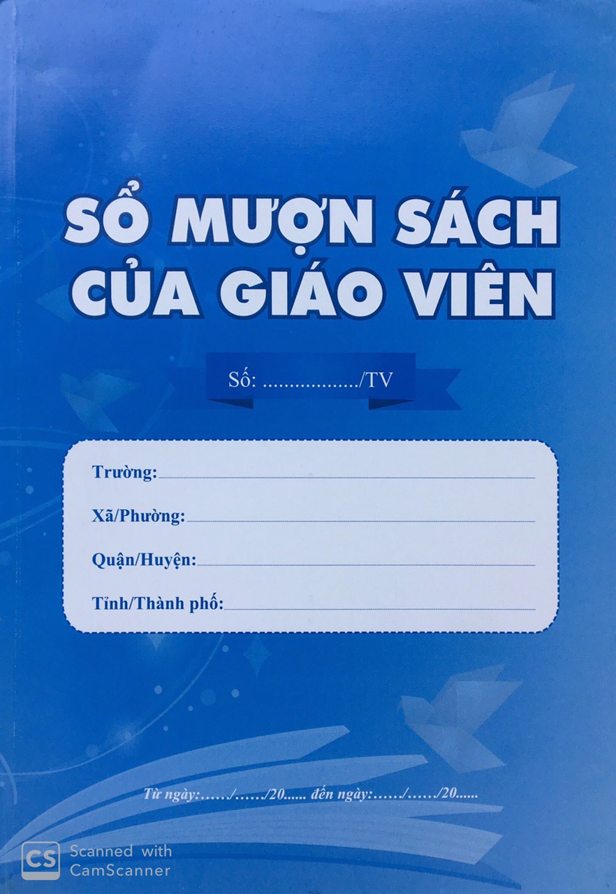 Sổ mượn sách giáo viên