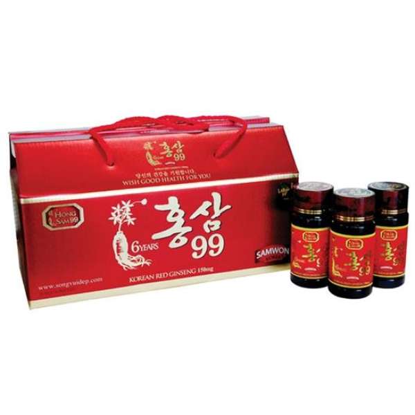 Nước Uống Hồng Sâm 99 SAMWON Hộp 10 Chai 75ml