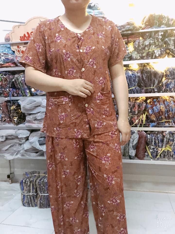 Bộ bà già túi thun lạnh tay ngắn