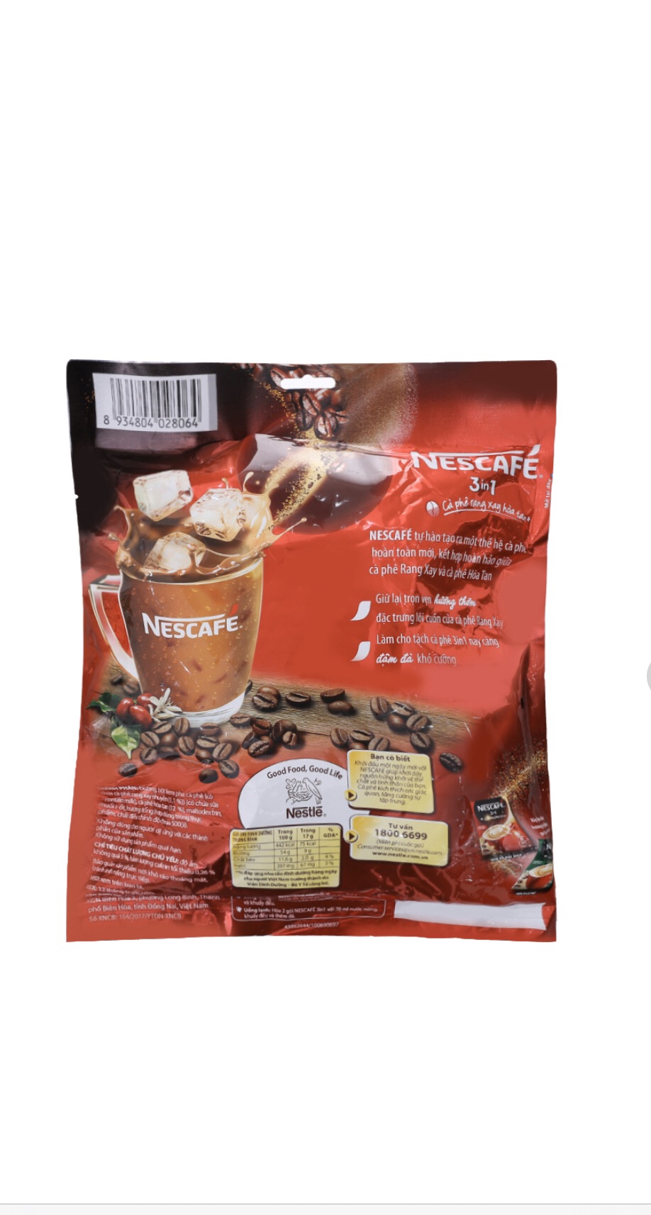 BỊCH 46 gói NESCAFE 3 in 1 ĐẬM ĐÀ HÀI HOÀ