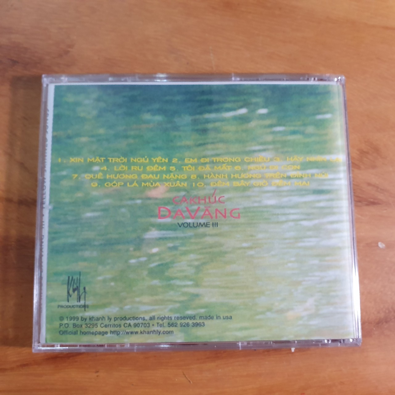 [MDCD] BỘ 4 CD KHÁNH LY - CA KHÚC DA VÀNG