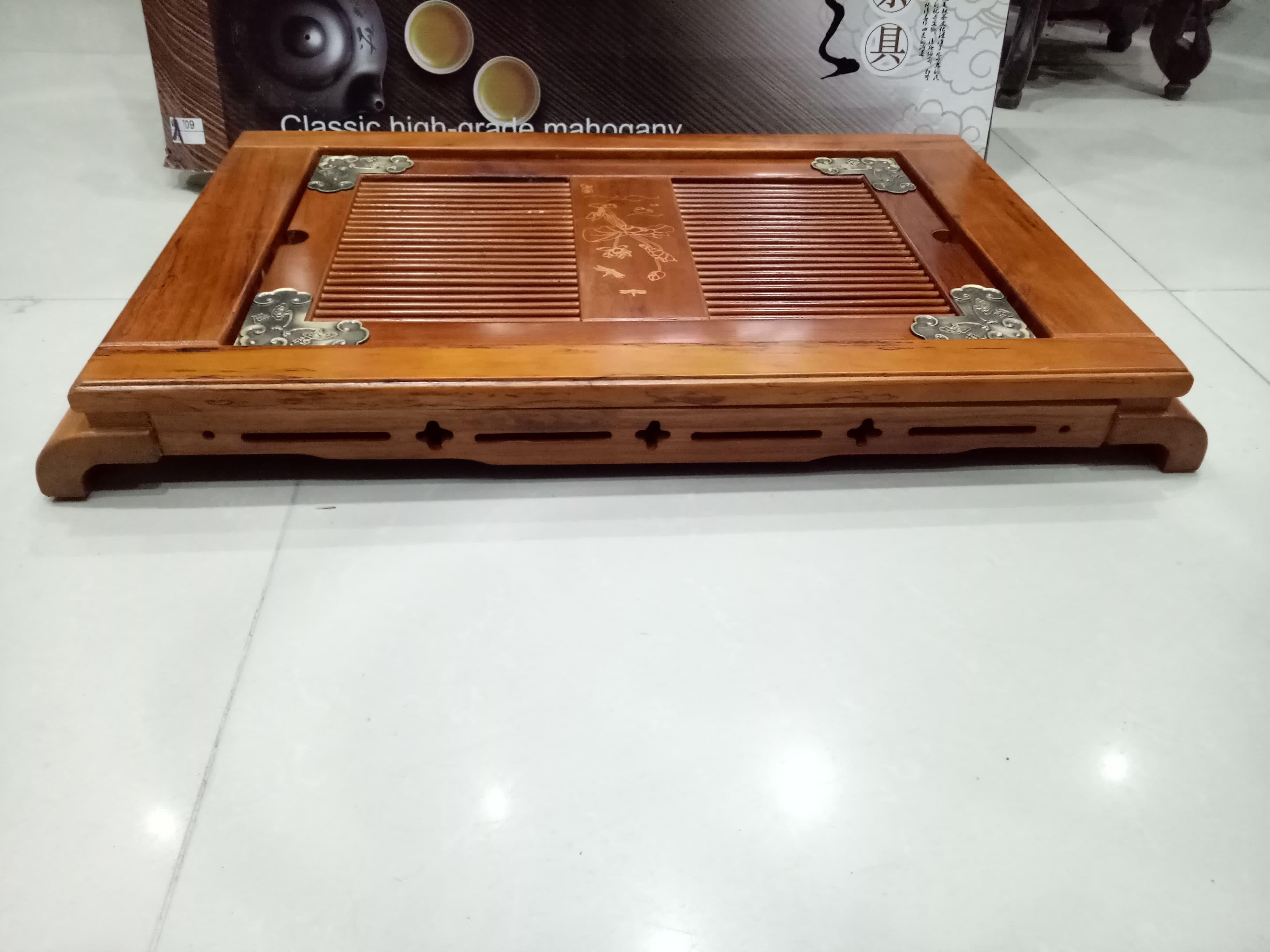 Khay đựng ấm chén bằng gỗ