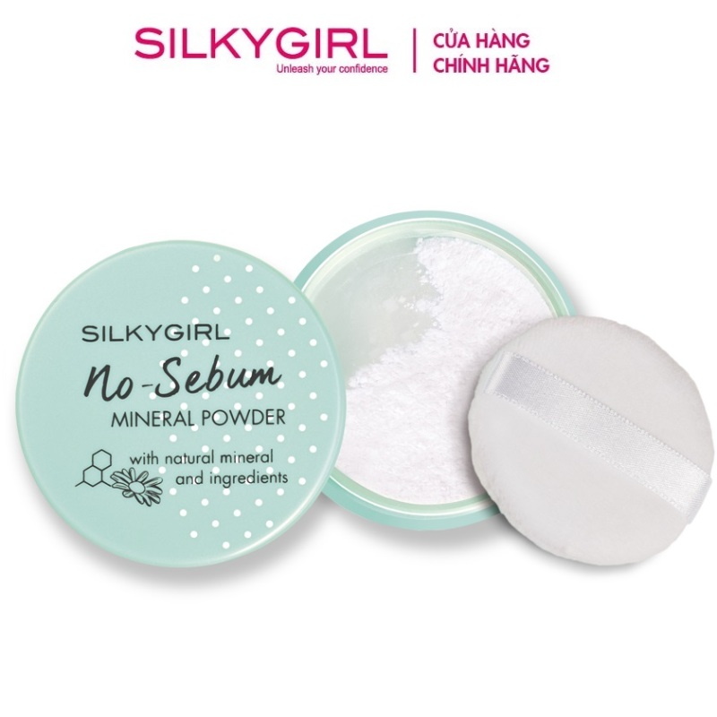 Phấn Phủ Khoáng Kiềm Dầu Silkygirl No-Sebum Mineral Powder 5g