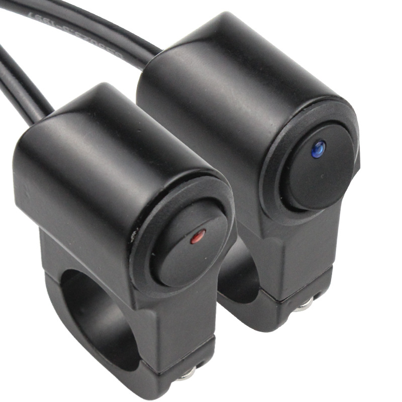 Công tắc led power on-off lắp ghi đông 22mm