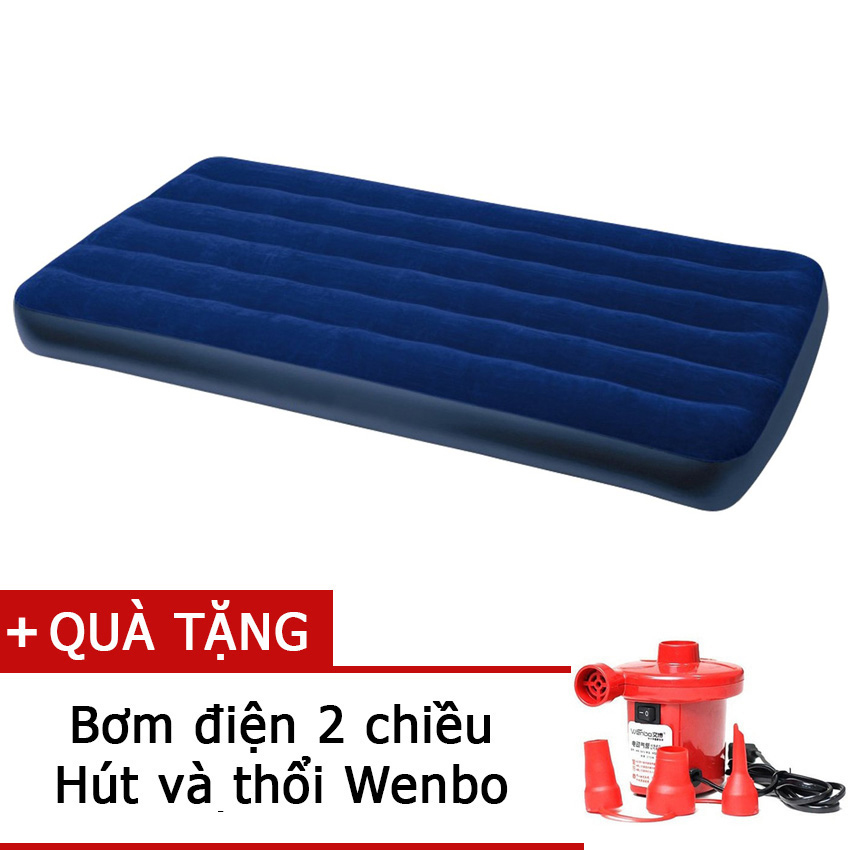 Đệm hơi cá nhân 1m Intex 68757 (99x191x22cm) kèm bơm điện