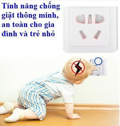 Ổ cắm đặt hẹn giờ  thông minh , loại cơ  Miko