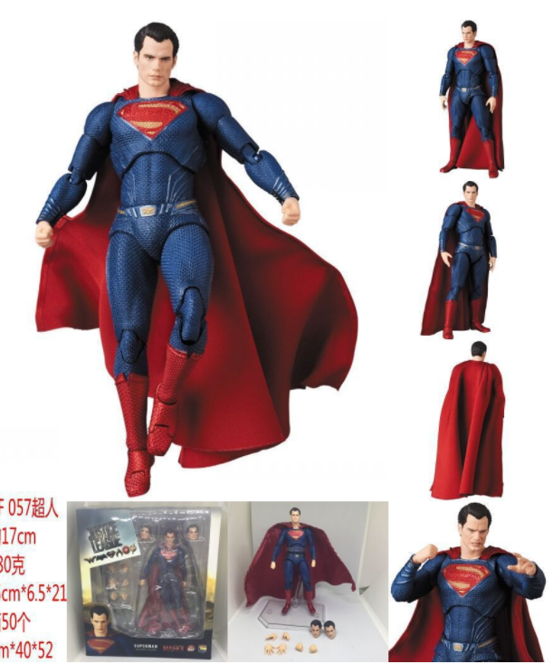 Mô hình Figure Phim Supper man có khớp 17Cm có khớp