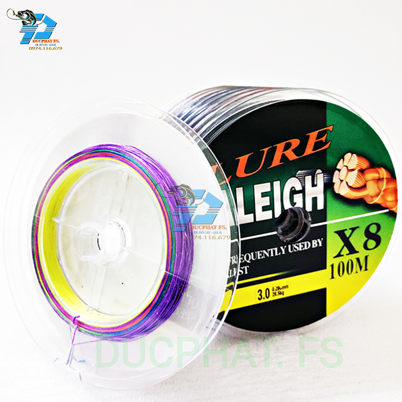 dây dù câu cá X8 Lure sợi PE mượt mịn đủ size