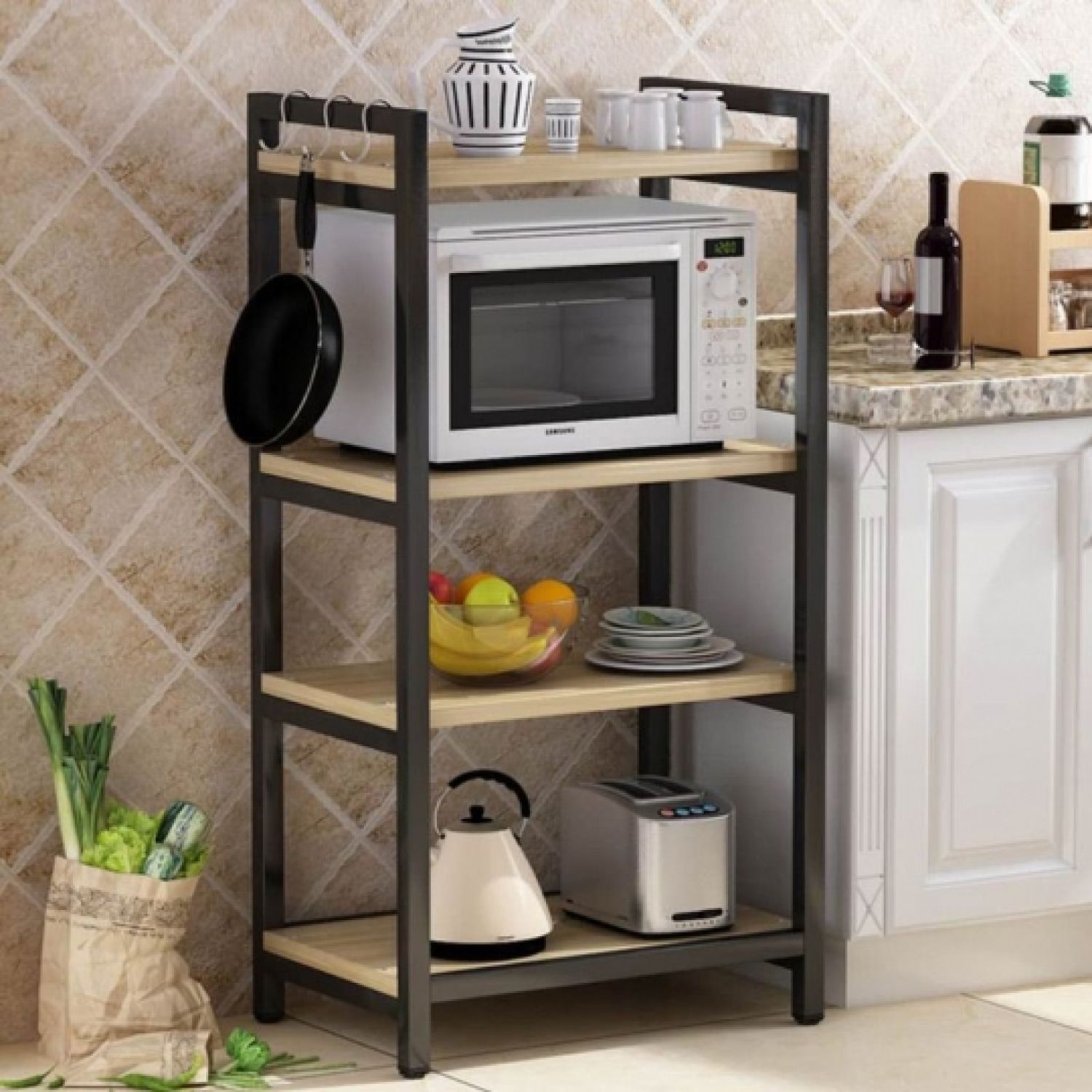 [HCM] Kệ Lò Vi Sóng 4 Tầng Đa Năng