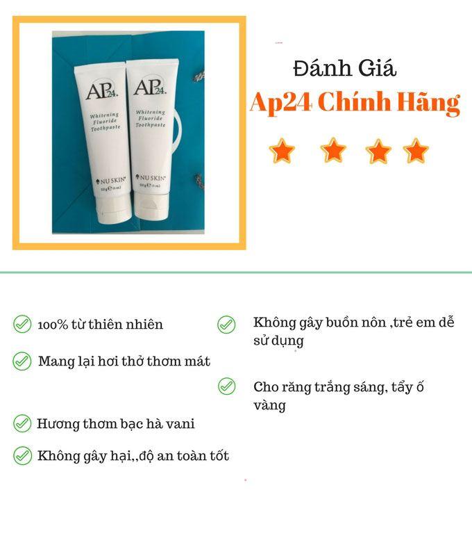 BỘ 3 KEM ĐÁNH RĂNG AP24 NUSKIN