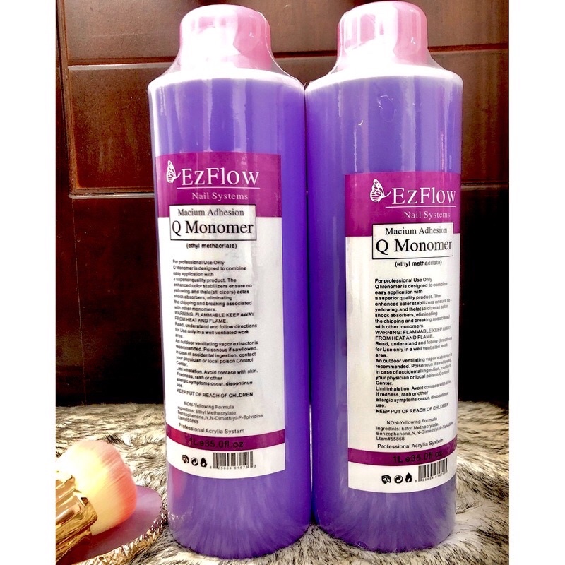 Lưu Huỳnh Tím EZFLOW Đắp Bột Móng150ml - 1000ml