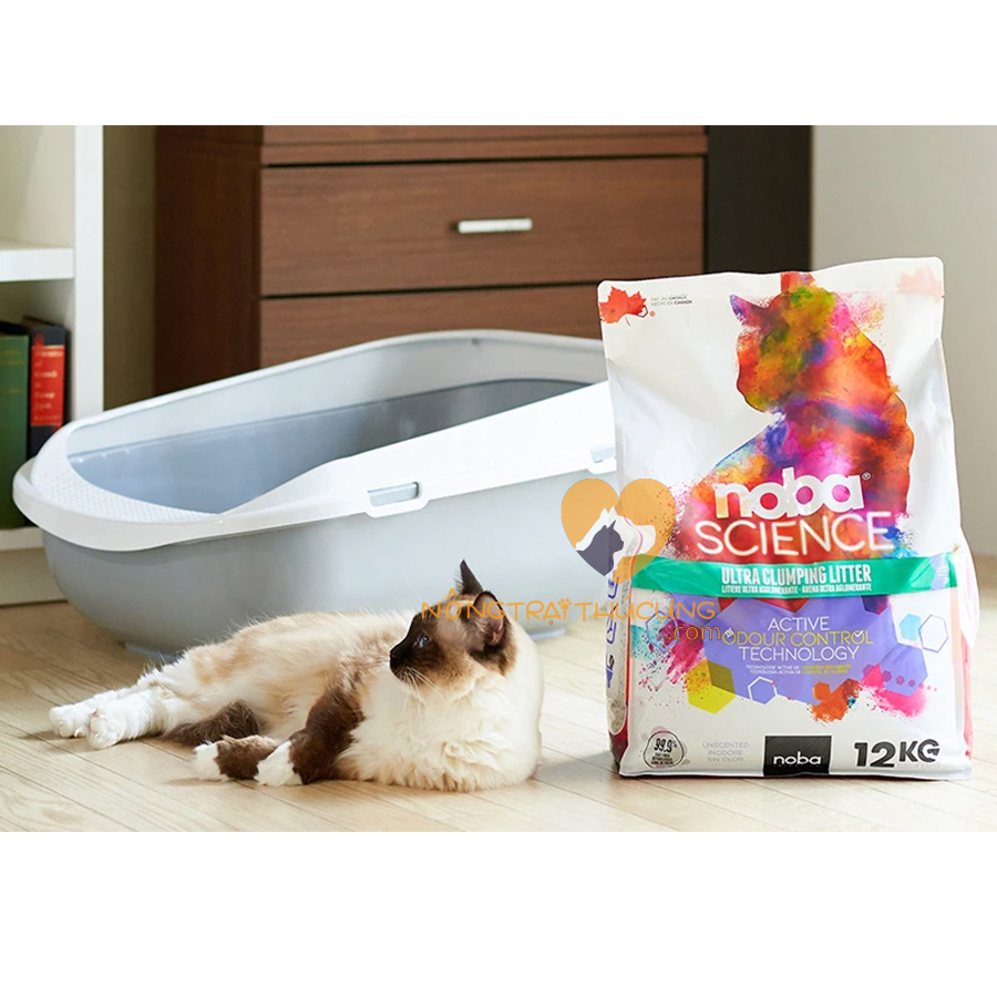 Cát Vệ Sinh Cho Mèo Noba Science 12kg (Made In Canada) - [Nông Trại Thú Cưng]