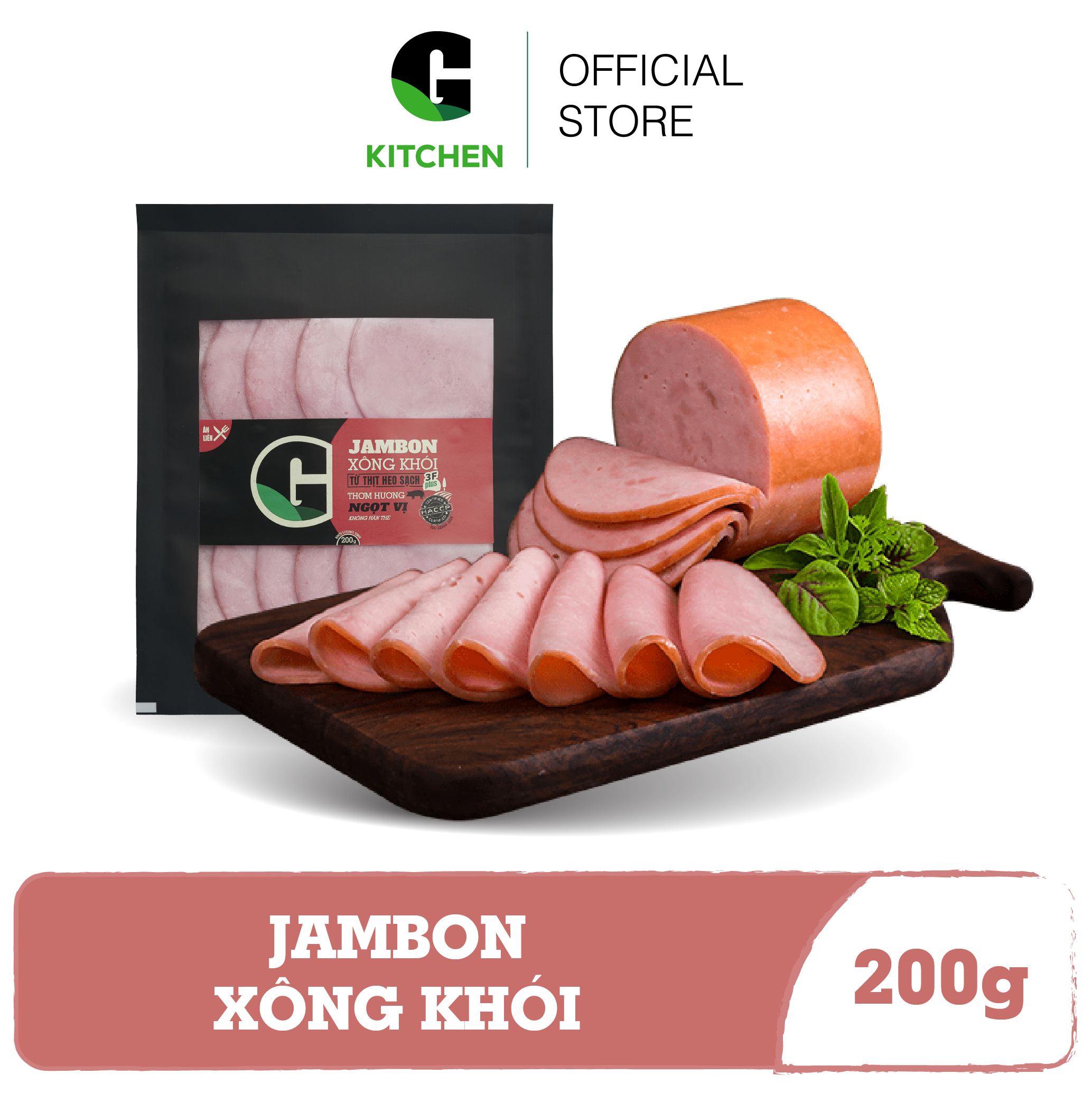 [Giao nội thành HCM] Jambon Xông Khói G Kitchen 200g
