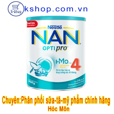 Sữa Bột Nestle Nan Optipro HMO 4 (900g) HMO cho trẻ từ 2-6 tuổi- mẫu mới HMO