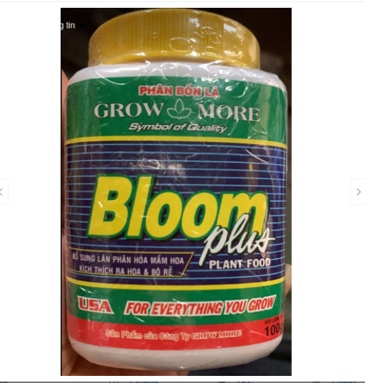 Phân bón lá cao cấp bloom plus growmore 10-55-10+te bổ sung lân kích thích bộ rễ