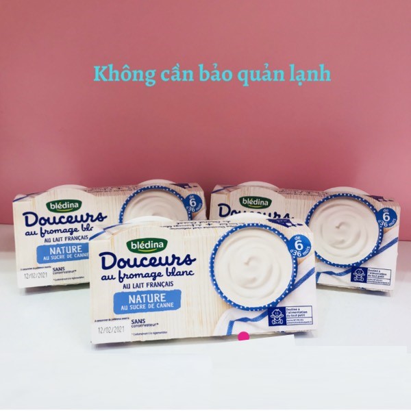 Sữa chua phô mai Bledina cho bé ( 4 hộpx95g)