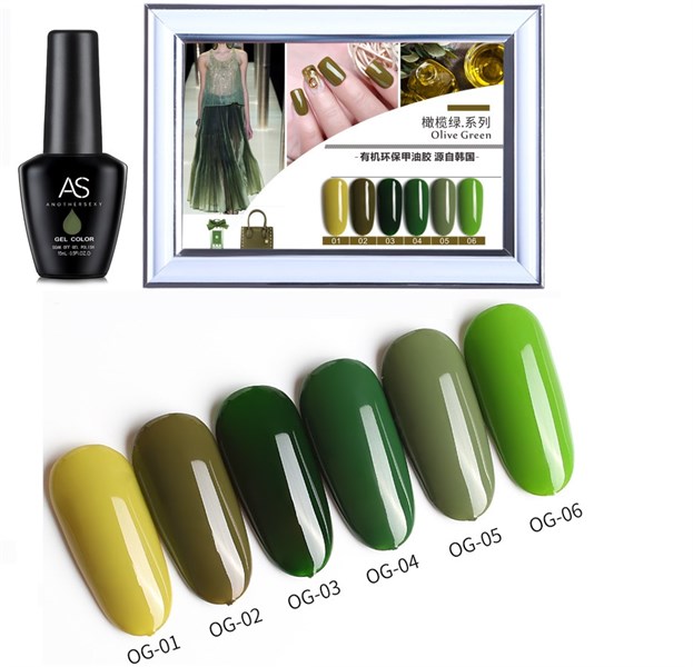 Sơn Gel AS Series Xanh OG