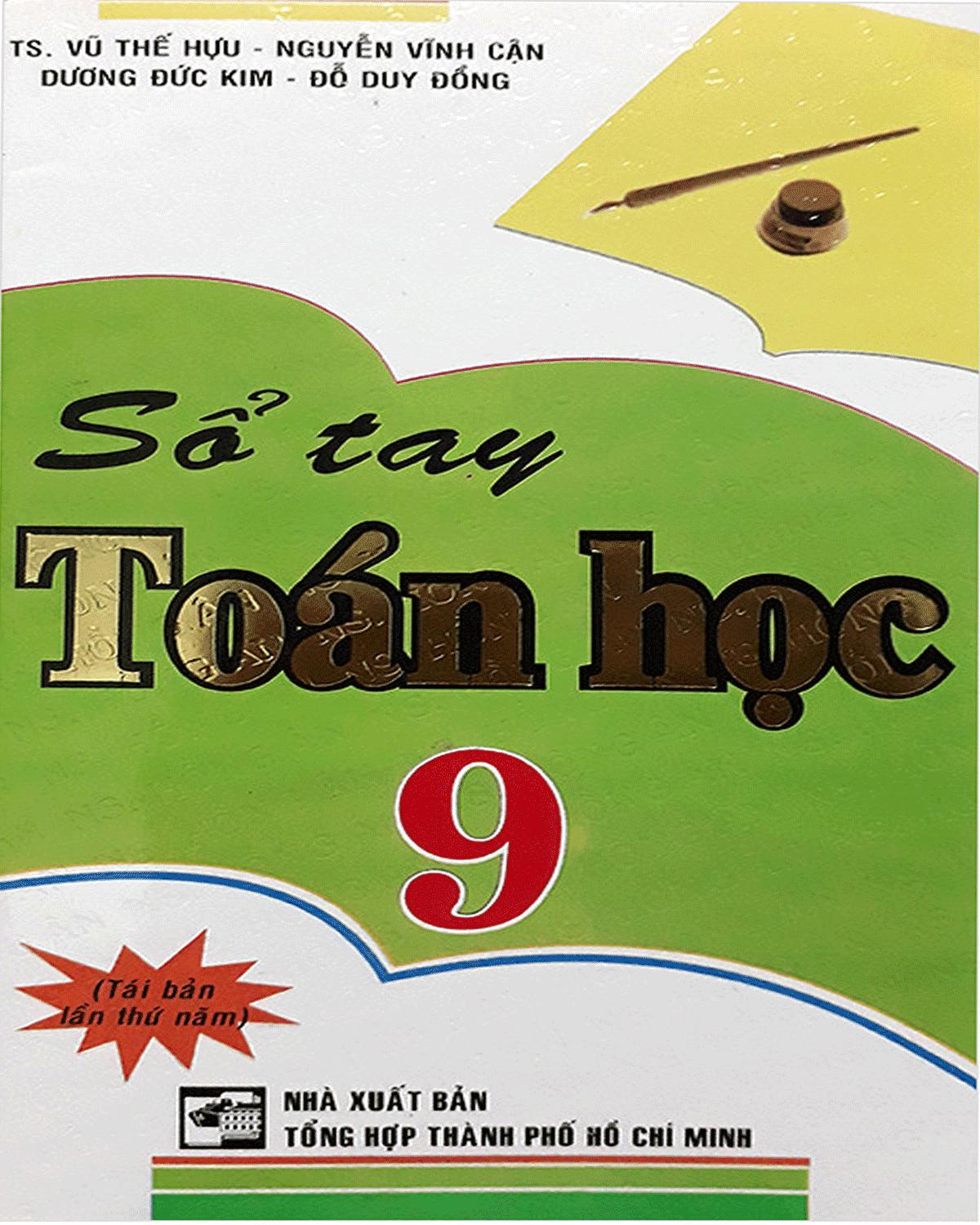 [HCM]Sổ Tay Toán Học 9