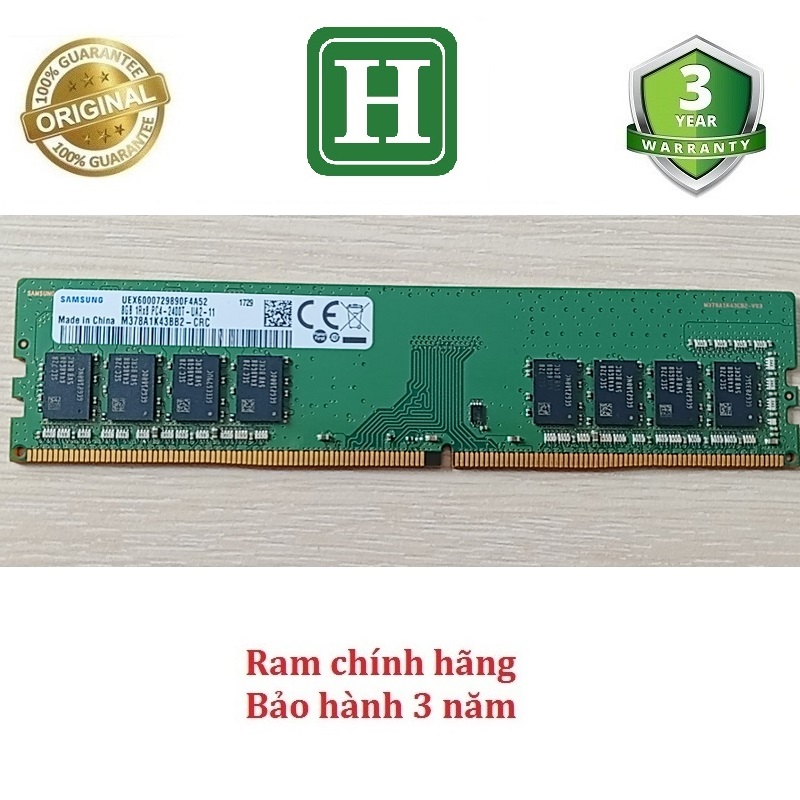 Ram PC DDR4 8Gb, 16GB bus 2400 hàng chính hãng bảo hành 36 tháng