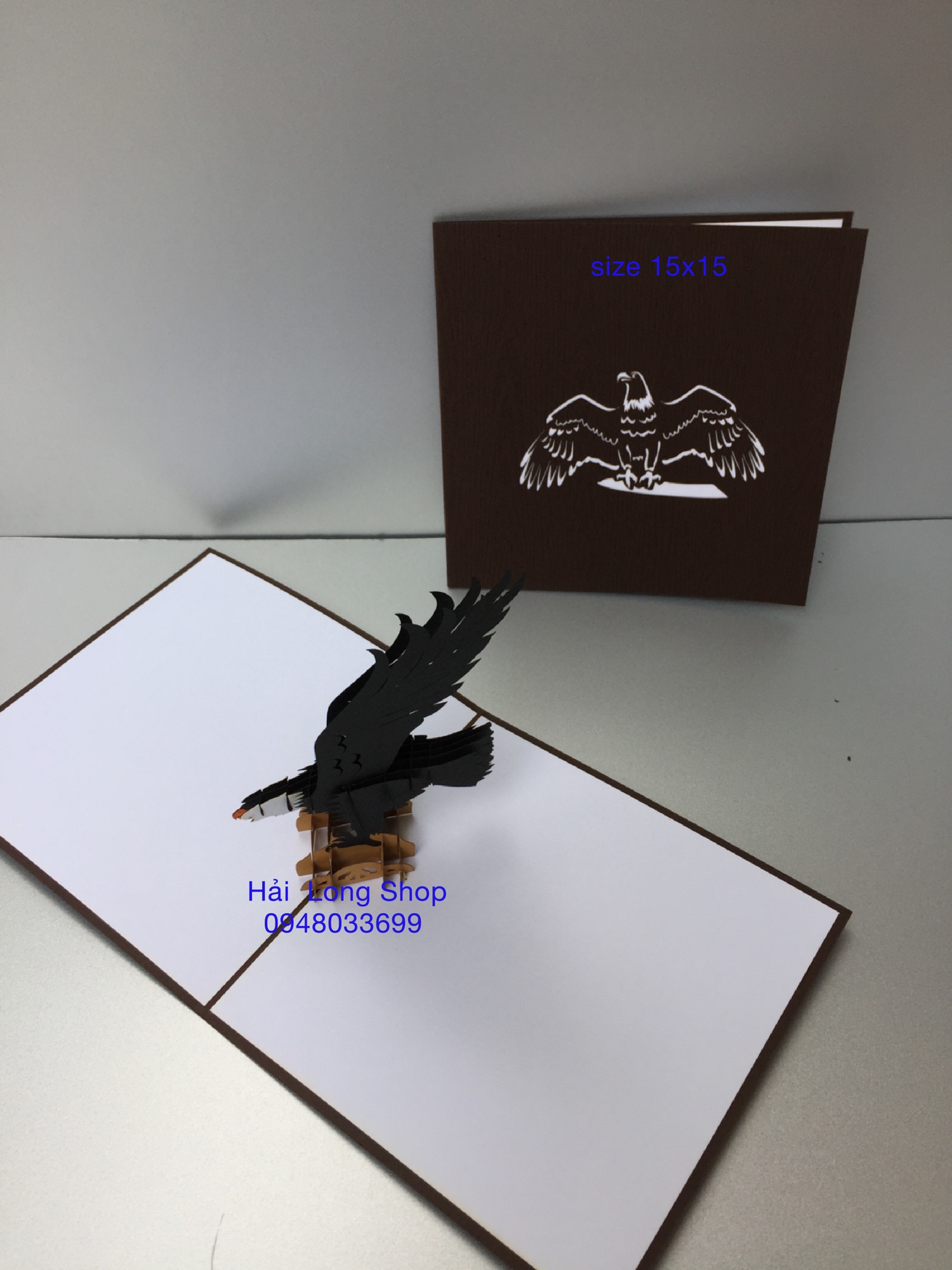 Chim Đại Bàng - Bird - Thiệp 3D