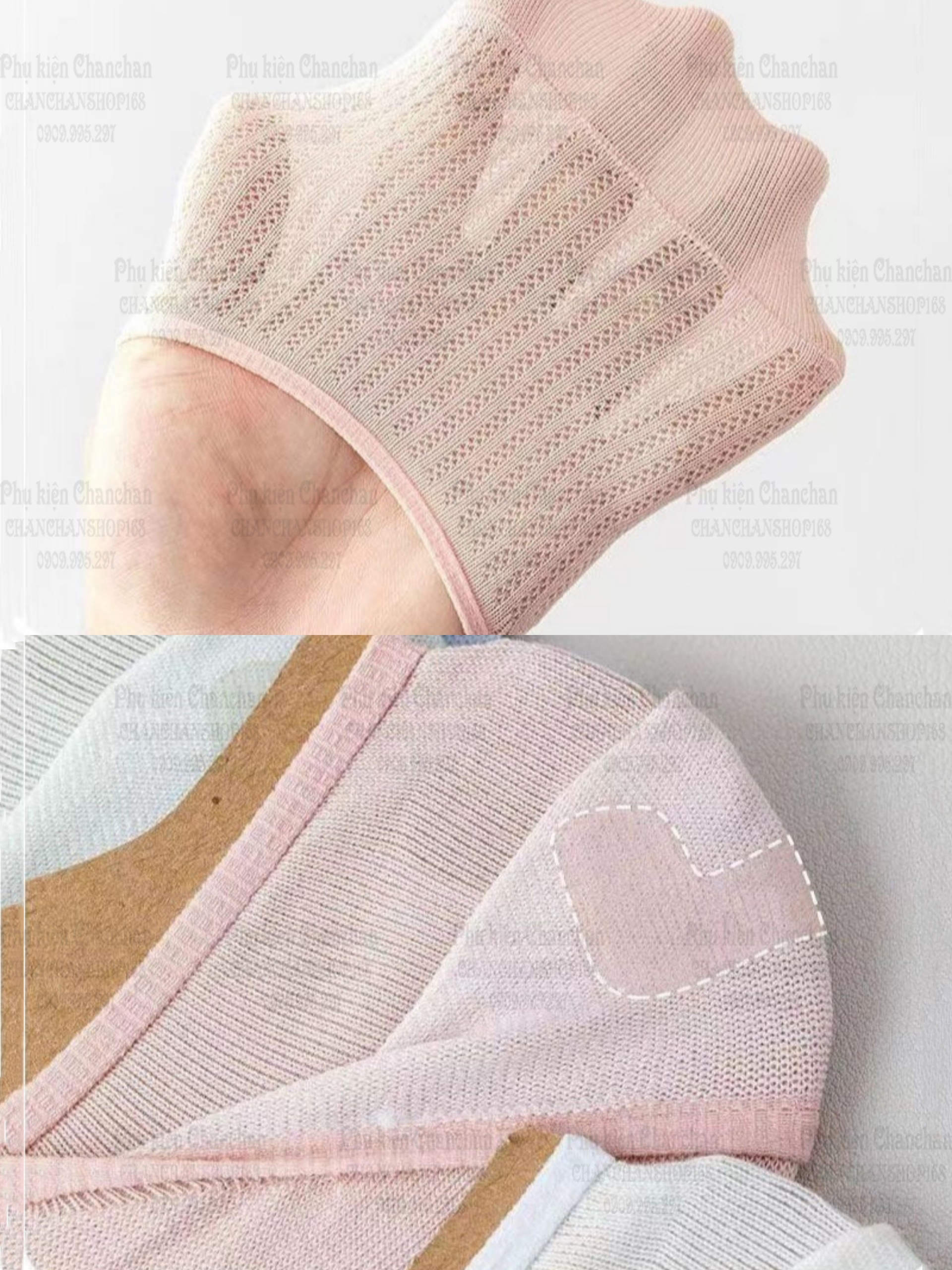 Women's Mesh Lazy Socks (4 Models) 15K / Pair