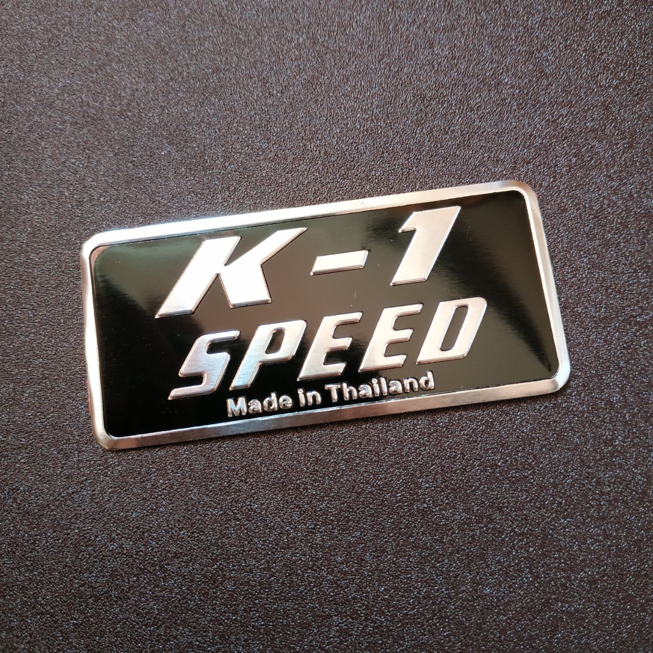 Tem nhôm dán Pô K-1 Speed 7.5x3.5cm