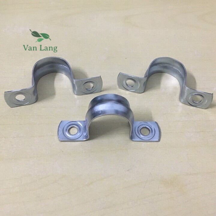 10 Đai ôm ống inox, cùm omega, cùm treo ống nước phi 21