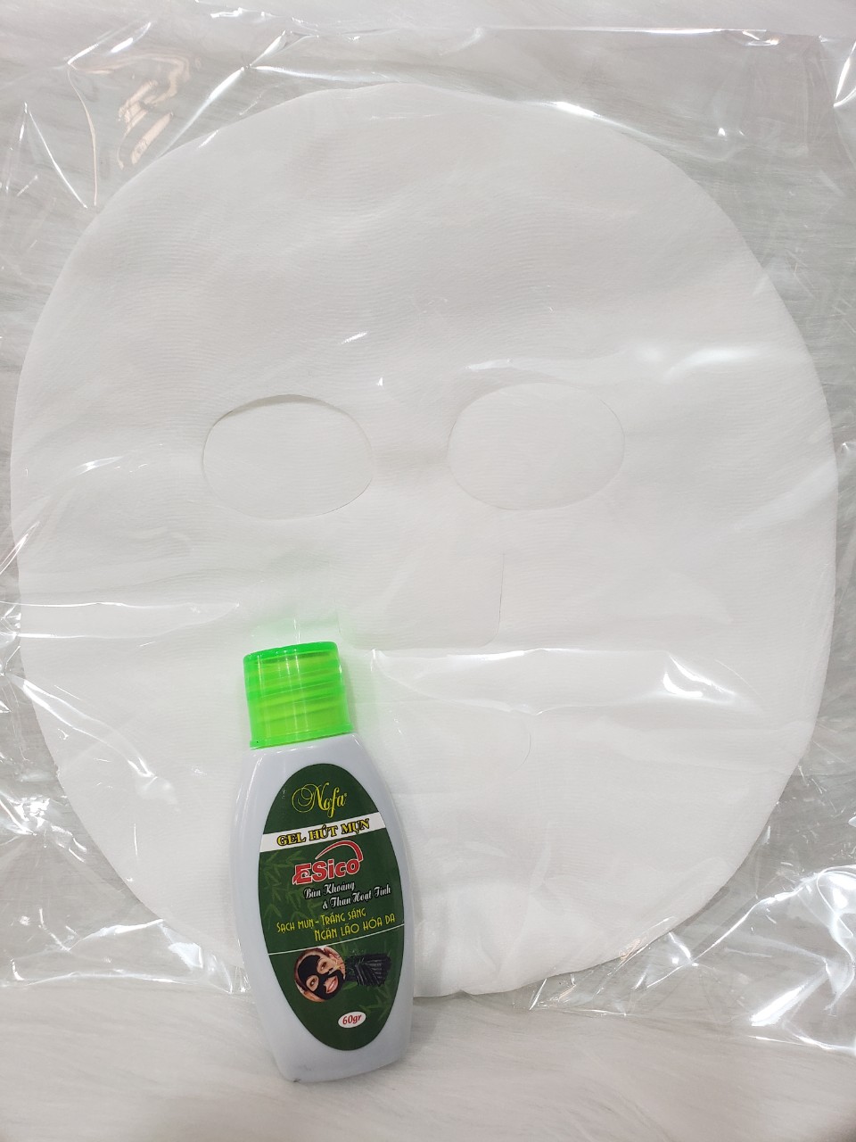 Combo Gel Lột Mụn Than Hoạt Tính Esico 60g+ giấy