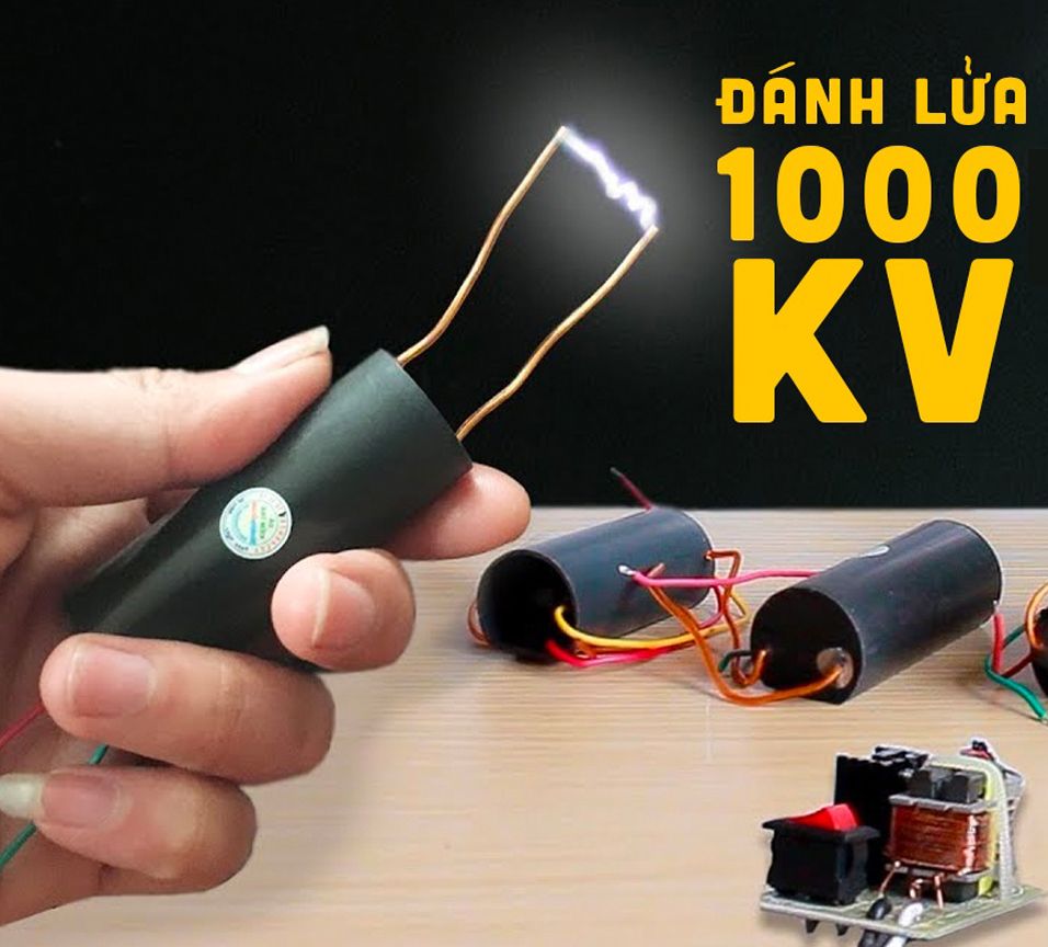 Bộ chế dùi điện hàn sẵn , Module Tăng Áp 400-1000KV (Máy Đánh Lửa)