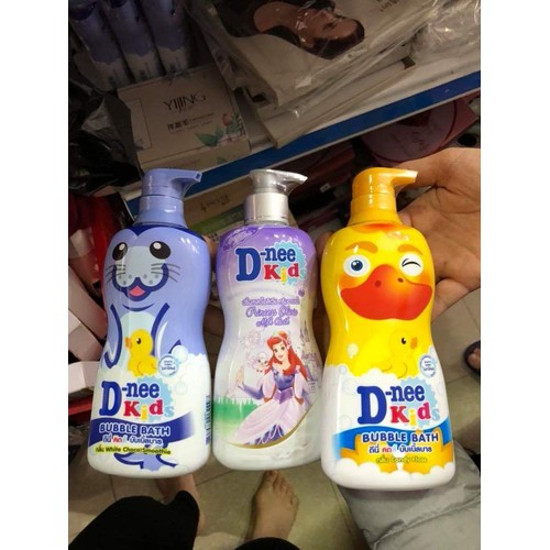 Sữa tắm gội Dnee Kid hình thú 400ml