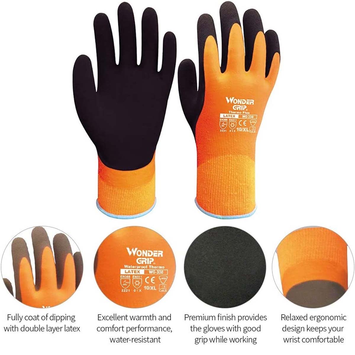 Wonder Grip Thermo Plus Glove