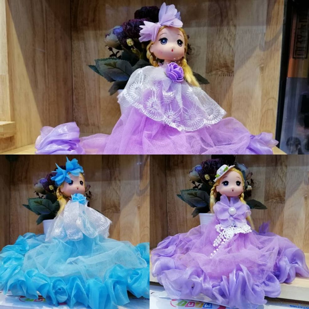 BÚP BÊ CHIBI SIZE 18CM VÁY XÒE