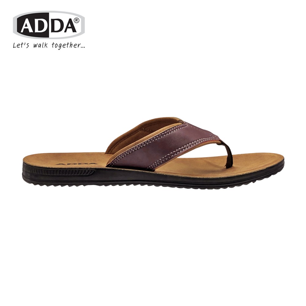 [ADDA]Dép Kẹp Da Nam Model 72F03M1 แท้จริง Adda Nhập Thái Lan(Size39-43)