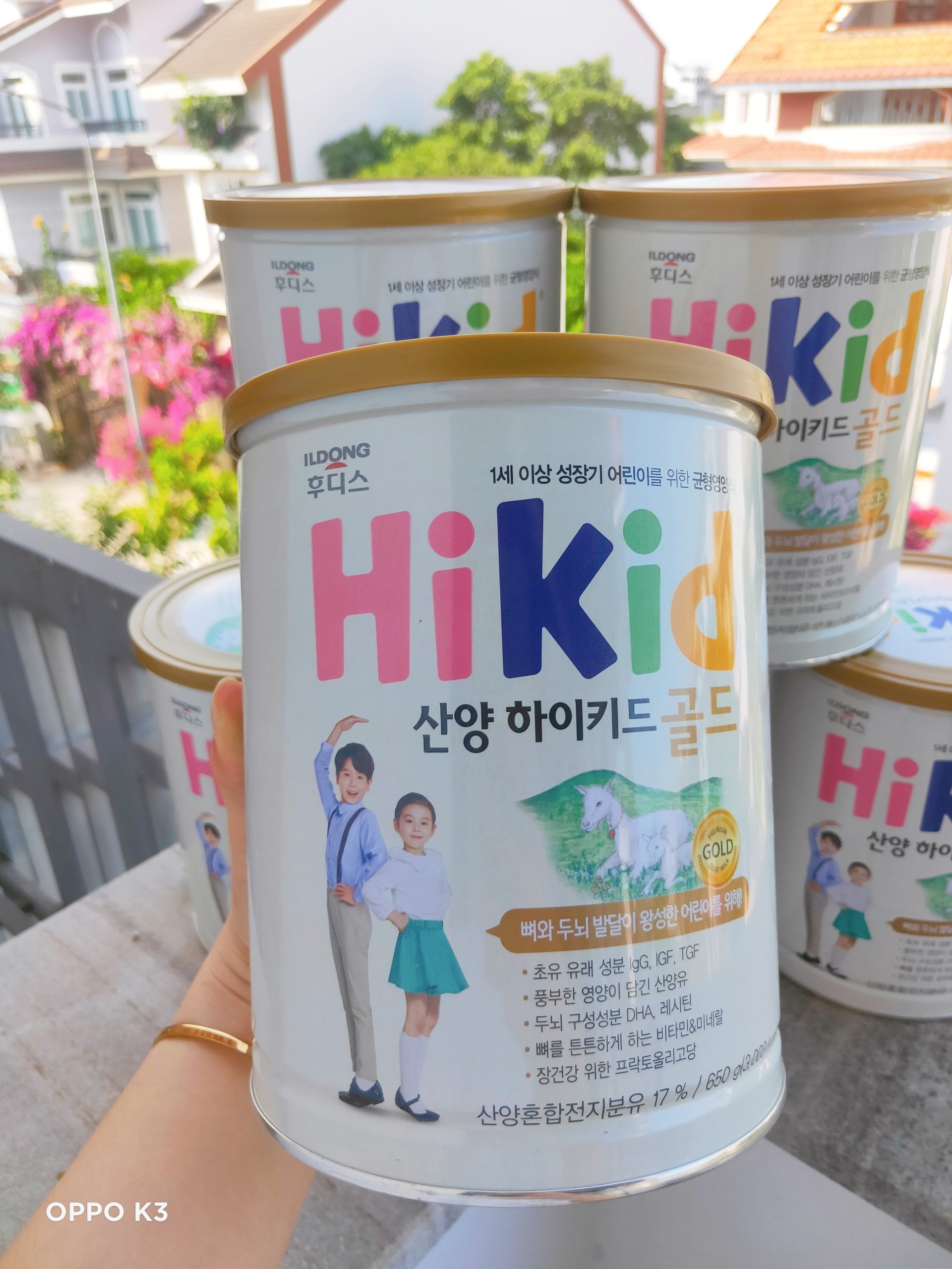 (Giảm giá 1 tuần) Sữa dê núi Hikid Gold 650g