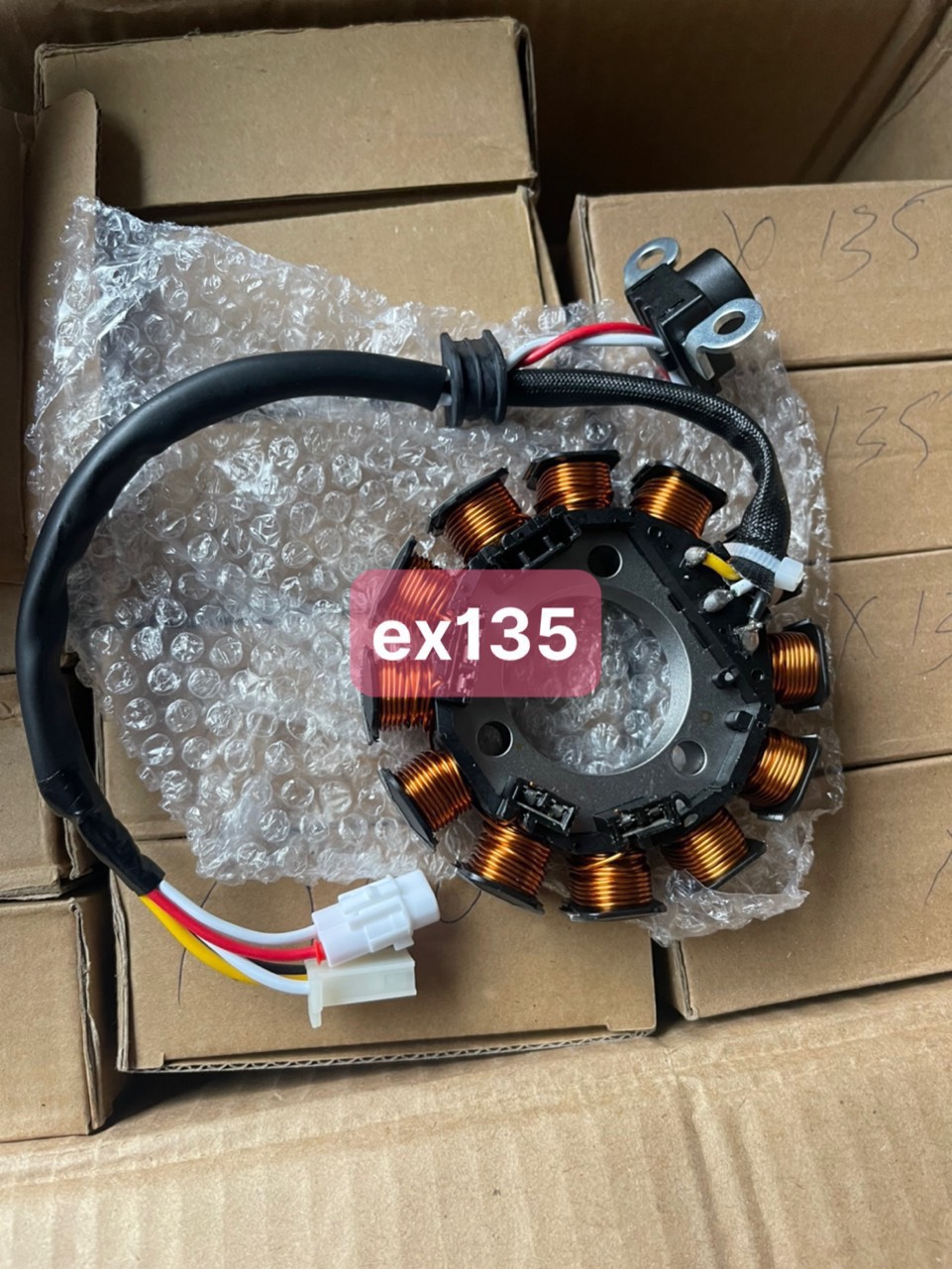 Cuộn điện xe máy Exciter135/Ex150/Winner/Taurus hàng cao cấp