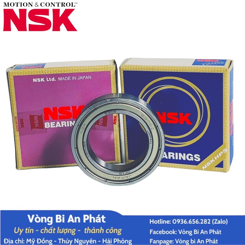Vòng bi NSK 6906 ZZCM cao cấp.