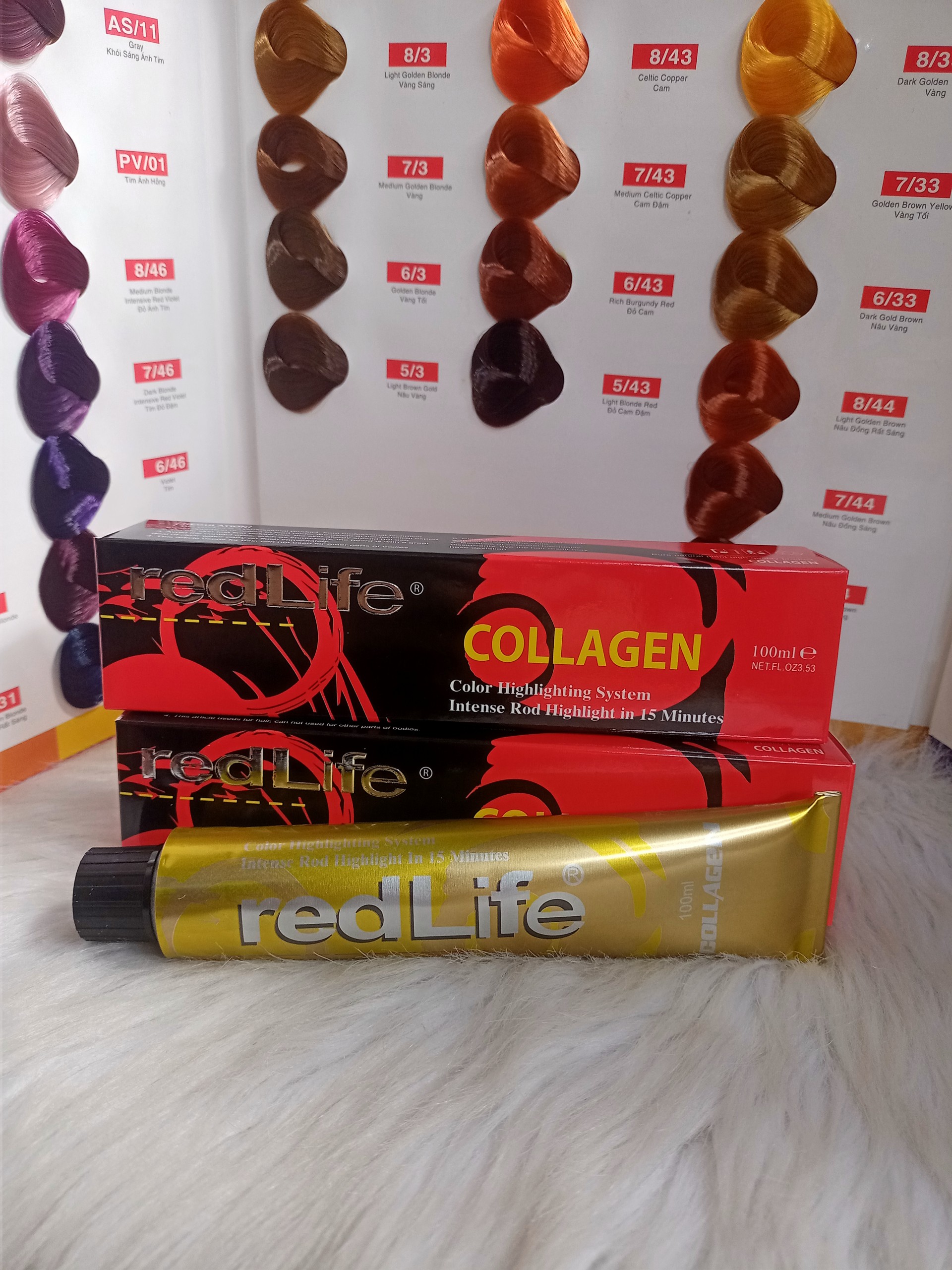 Màu nhuộm tóc Redlife 100ml không kèm oxy