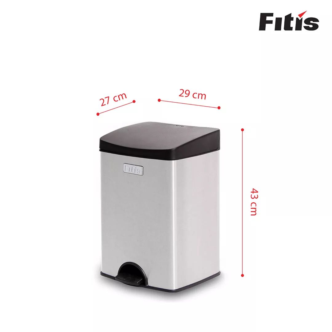 Thùng Rác INOX 15L ( BẢO HÀNH 12T)
