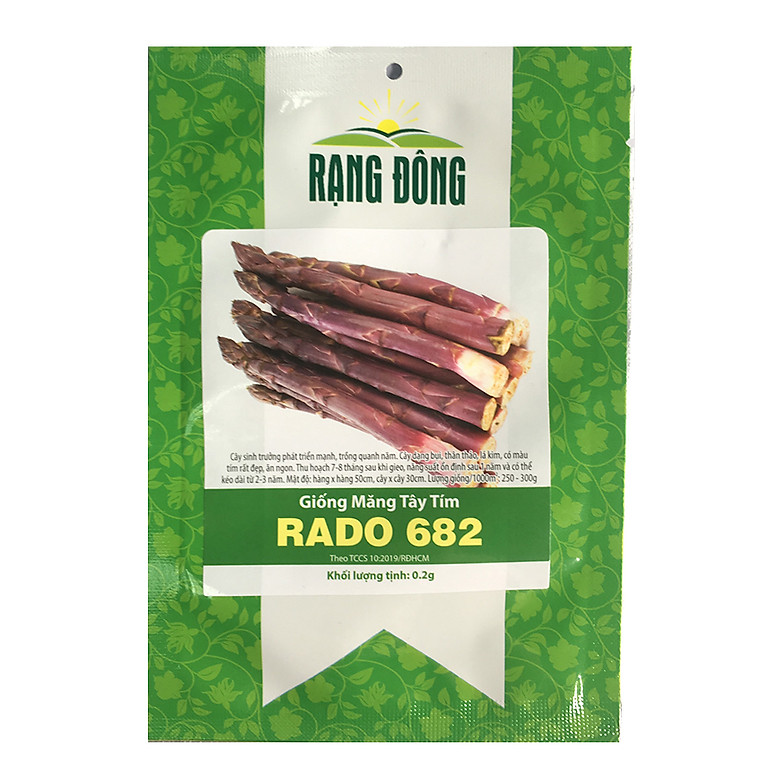 Gói 0.2gr Hạt Giống Măng Tây Tím. Purple Asparagus Seeds