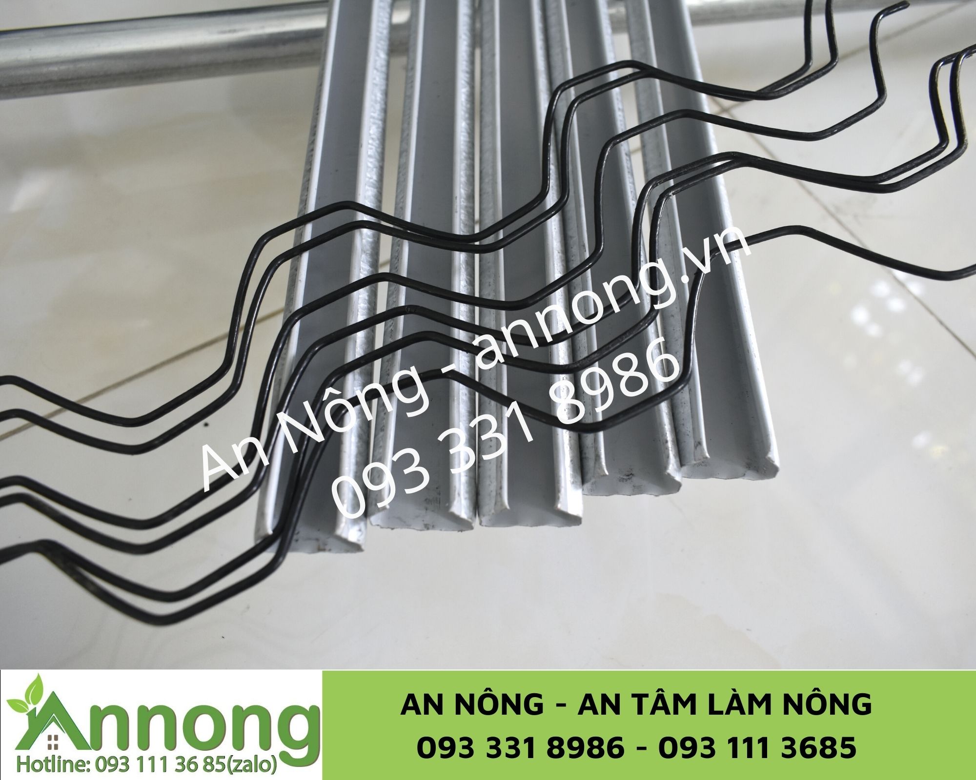 Combo 20m /30/50m Nẹp Ziczac Nhà Kính (Bao Gồm Nẹp C Và Lò  Xo Ziczac - tặng kèm ốc bắn nẹp)