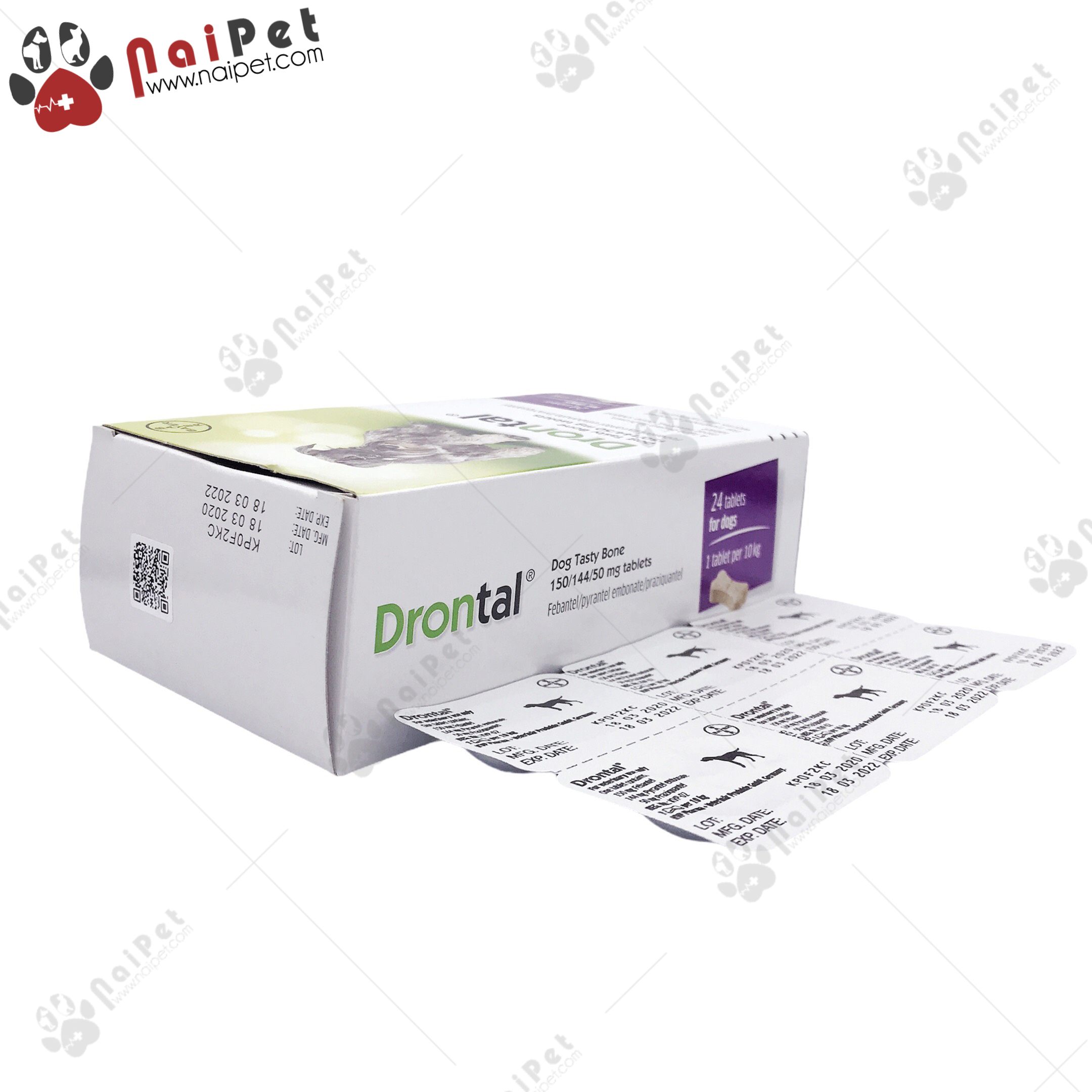 Viên Tẩy Giun Sán Cho Chó Drontal Plus Hãng(1 viên )