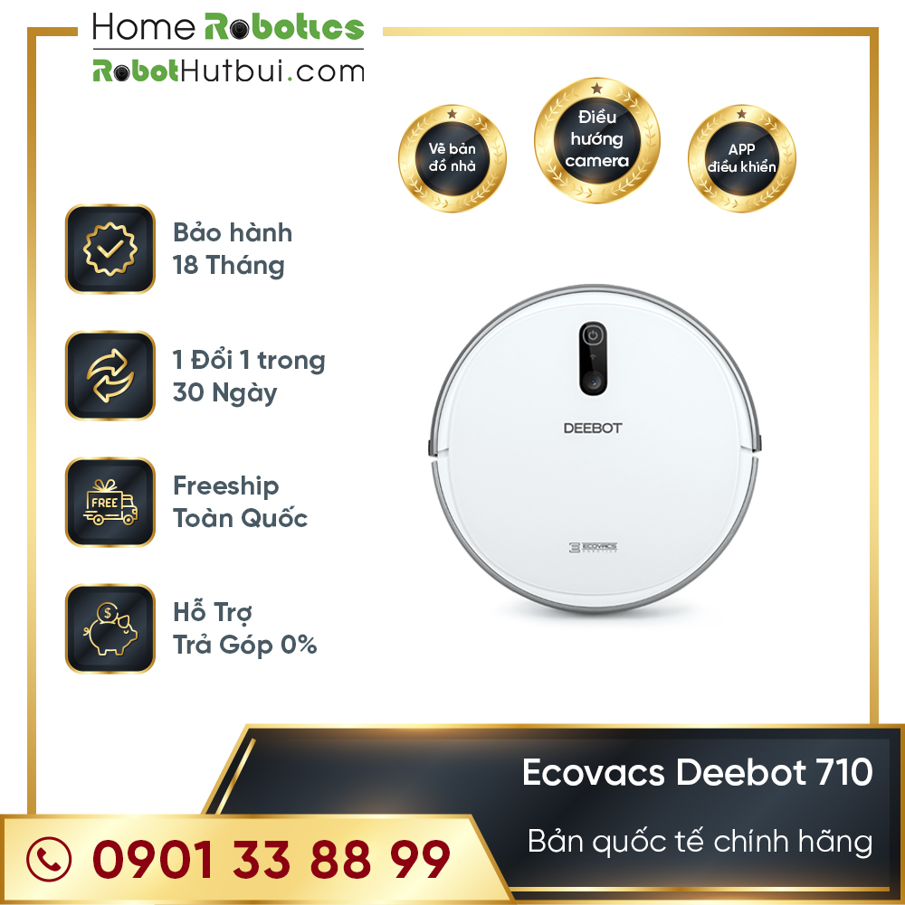 [Trả góp 0%]Ecovacs Deebot 710 Bản quốc tế chính hãng