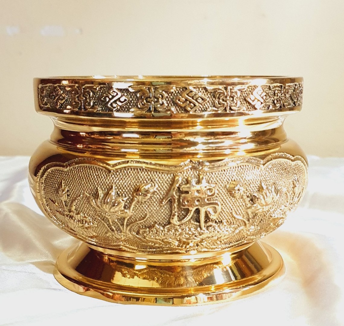 Bát Hương Bầu Bằng Đồng (4 cỡ)