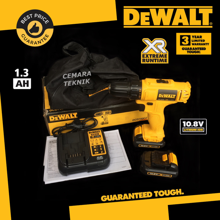 Máy khoan vặn vít dùng pin DeWalt DCD700C2